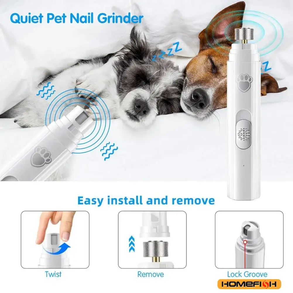 USB Rechargeable Nail Rasp for Dogs and Cats.
