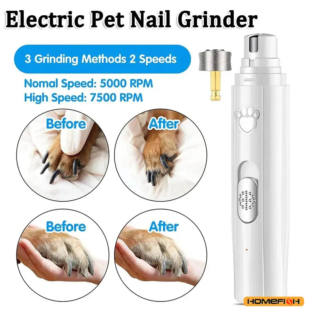 USB Rechargeable Nail Rasp for Dogs and Cats.