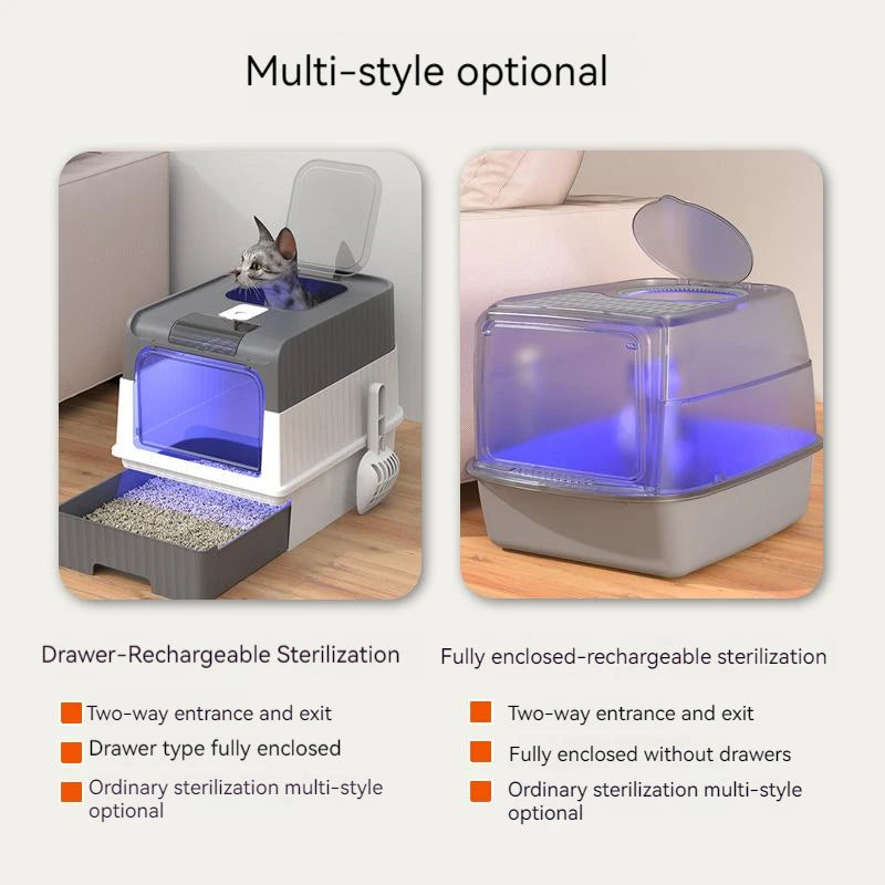 Rechargeable Self-Cleaning Litter Box for Cat
