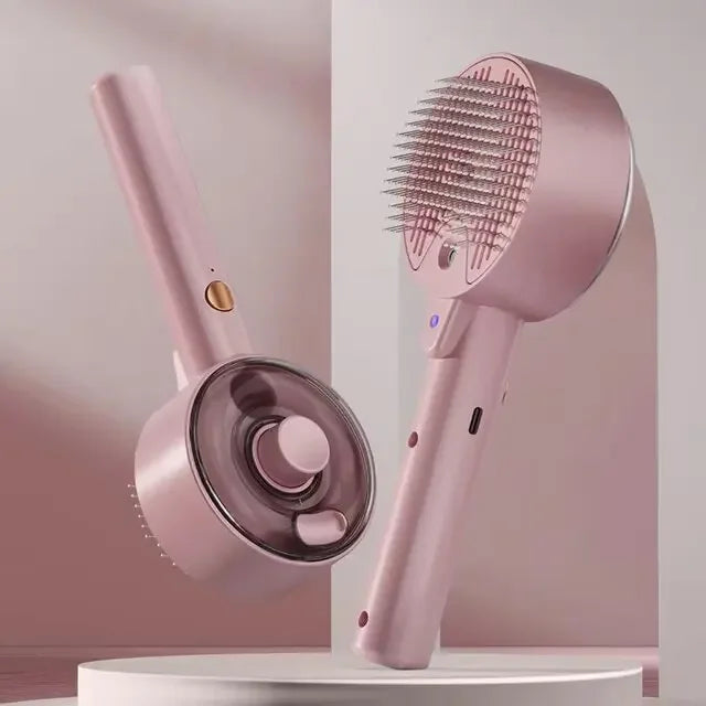 Rechargeable Steam Pet Grooming Brush!