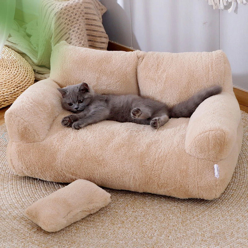 Luxury Sofa Shaped Cat Bed.