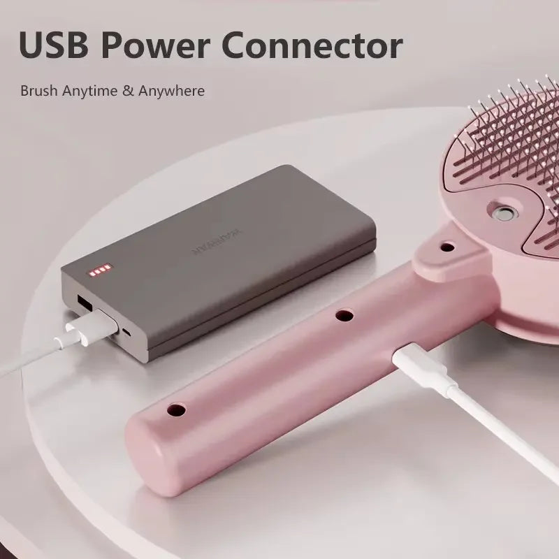 Rechargeable Steam Pet Grooming Brush!