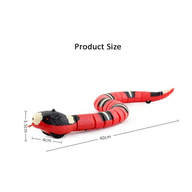 Snake-Shaped Cat Toys With Intelligent Sensing!