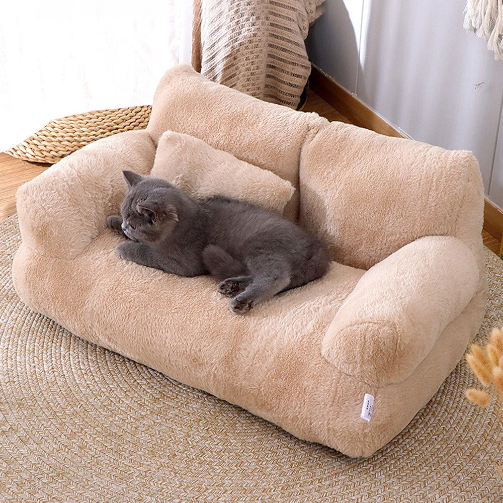 Luxury Sofa Shaped Cat Bed.