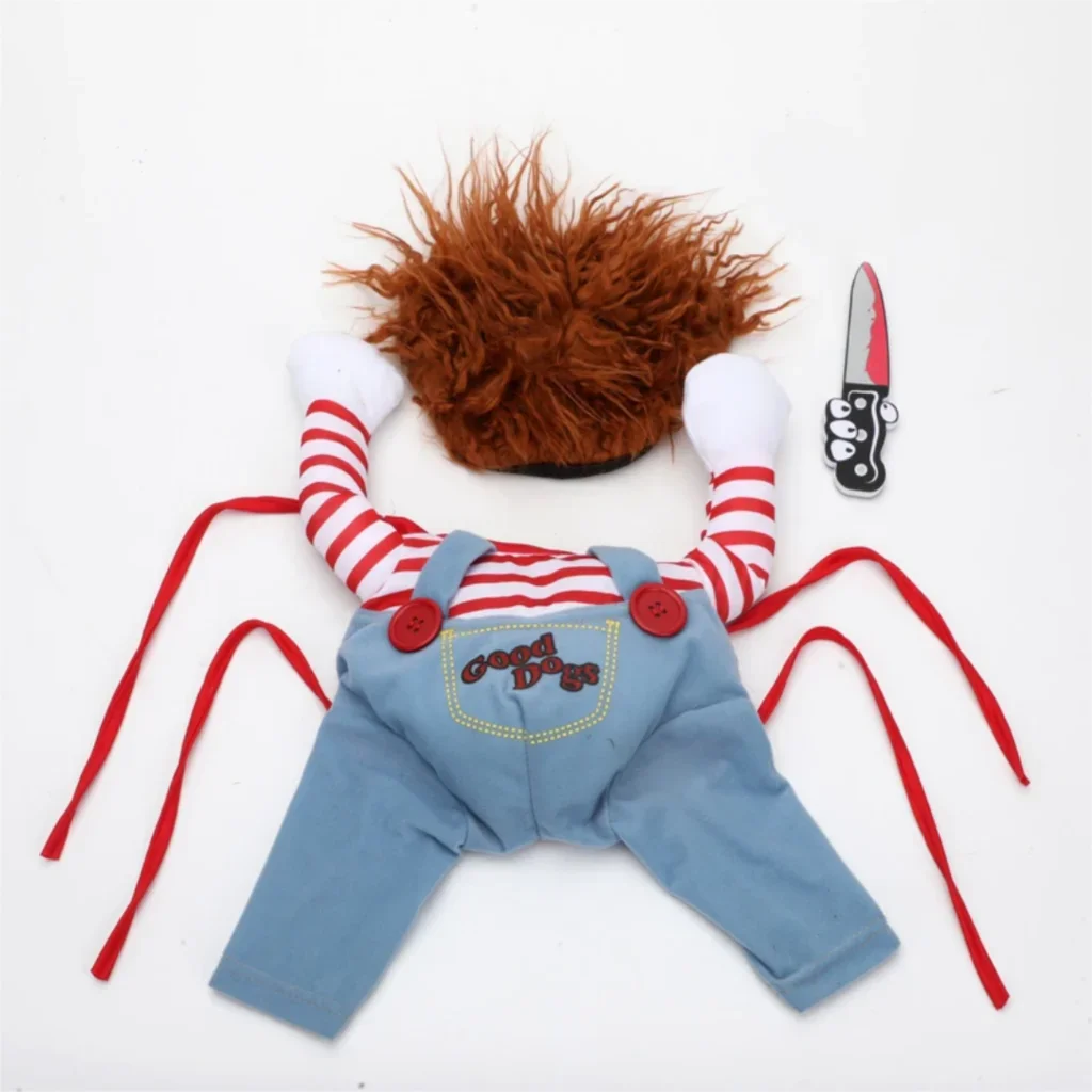 Chucky Cosplay Costume Set For Dogs