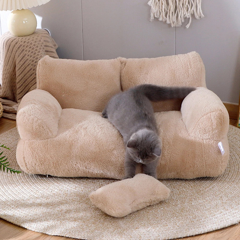 Luxury Sofa Shaped Cat Bed.