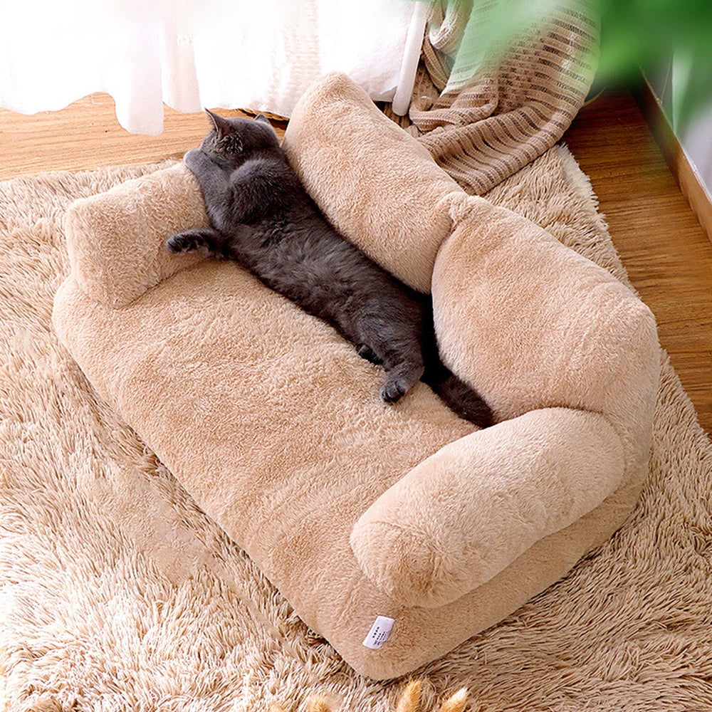 Luxury Sofa Shaped Cat Bed.