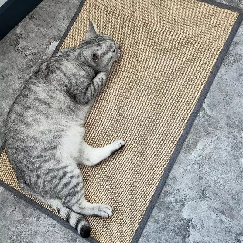 Natural Bamboo Cat Scratcher!