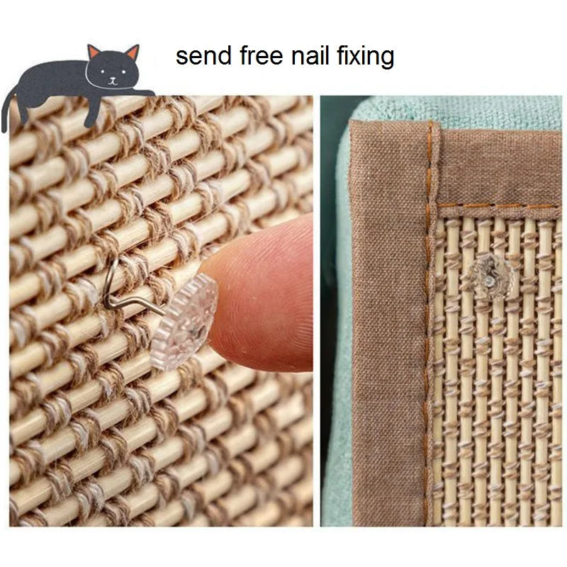 Natural Bamboo Cat Scratcher!