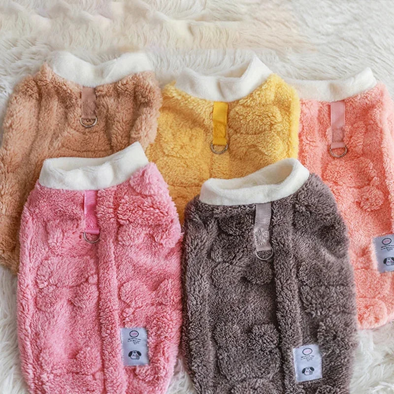 Soft Fleece Dog Clothes.