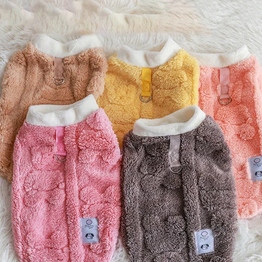 Soft Fleece Dog Clothes.