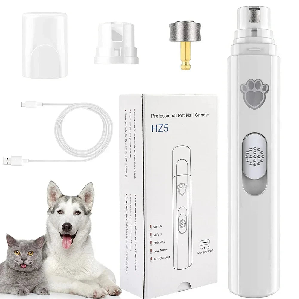 USB Rechargeable Nail Rasp for Dogs and Cats.